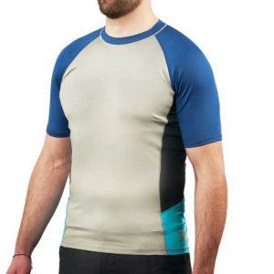 Men's Short Sleeve Rashguard - Beach